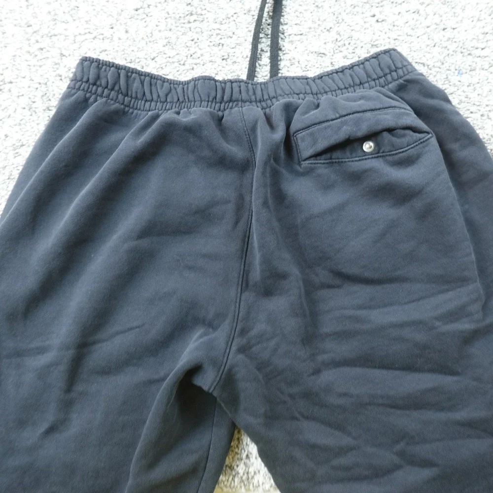 Nike Sweatpants Mens M Black Fleece Jogger Drawstring Athletic Workout Gym Pants